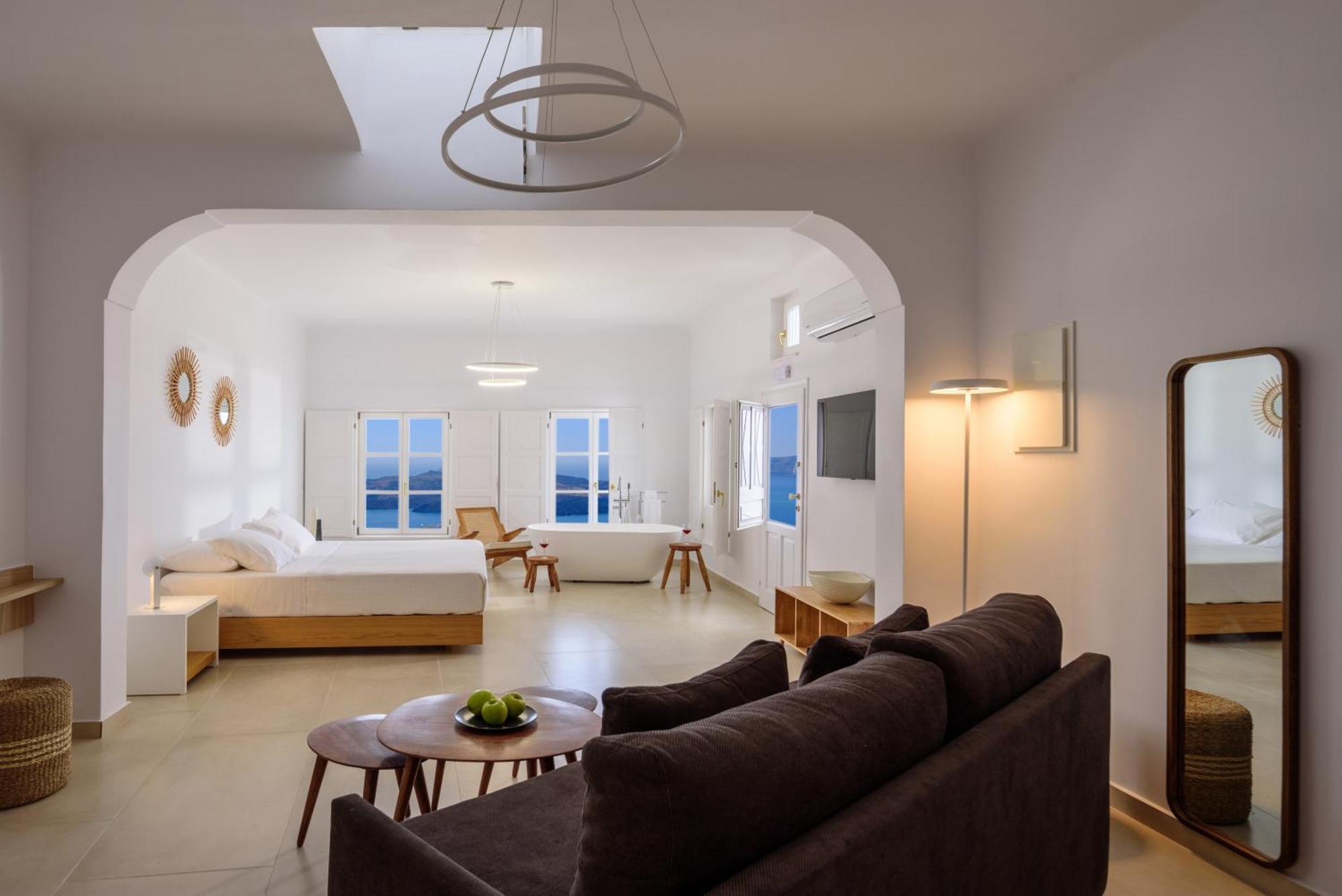 Anemos Family Suites ฟิรา ภายนอก รูปภาพ